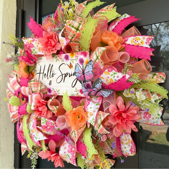 Hello Spring Wreath 🌷🦋 - Picture 3 of 7